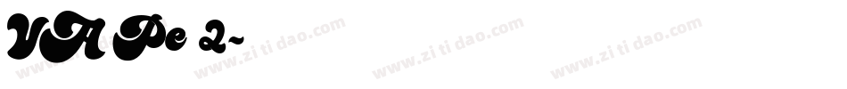 VA Pe 2字体转换